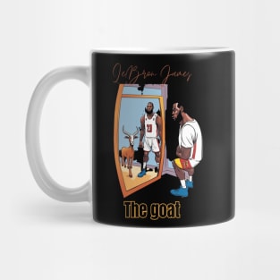 Lebron James goat Victor illustration artwork Mug